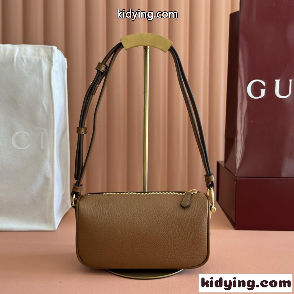 GUCCI 860784 ハーフ ホースビット ミニバッグ グッチ スーパーコピー ブラウン-1