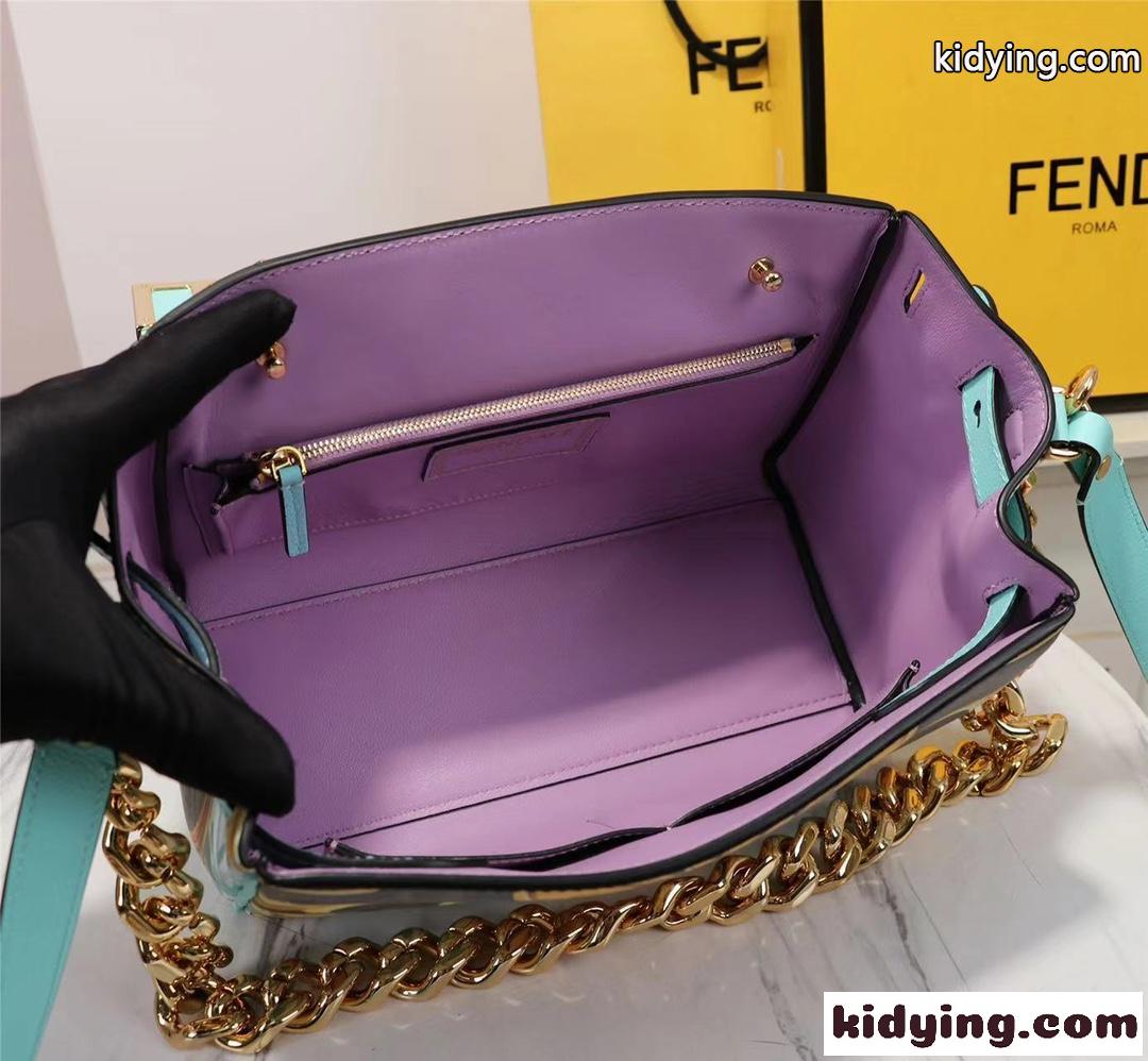 VERSACE×FENDI フェンディ バッグ 人気 コピー レディース ミディアム ハンドバッグ-3