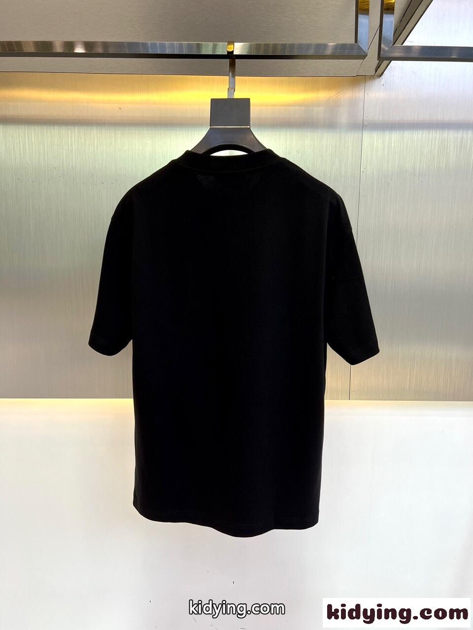 ソラライズド スカル Tシャツ アレキサンダー・マックイーン Tシャツ コピー メンズ ブラック-4
