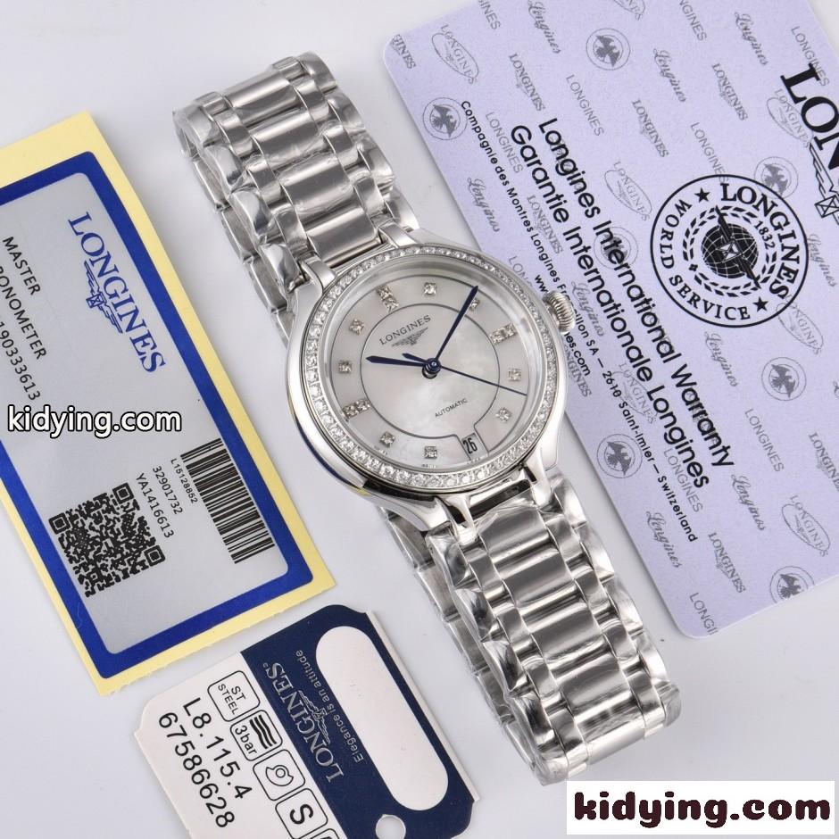 ロンジン 時計 偽物 フェミニン エレガント レディース腕時計 ウォッチ 34mm-1