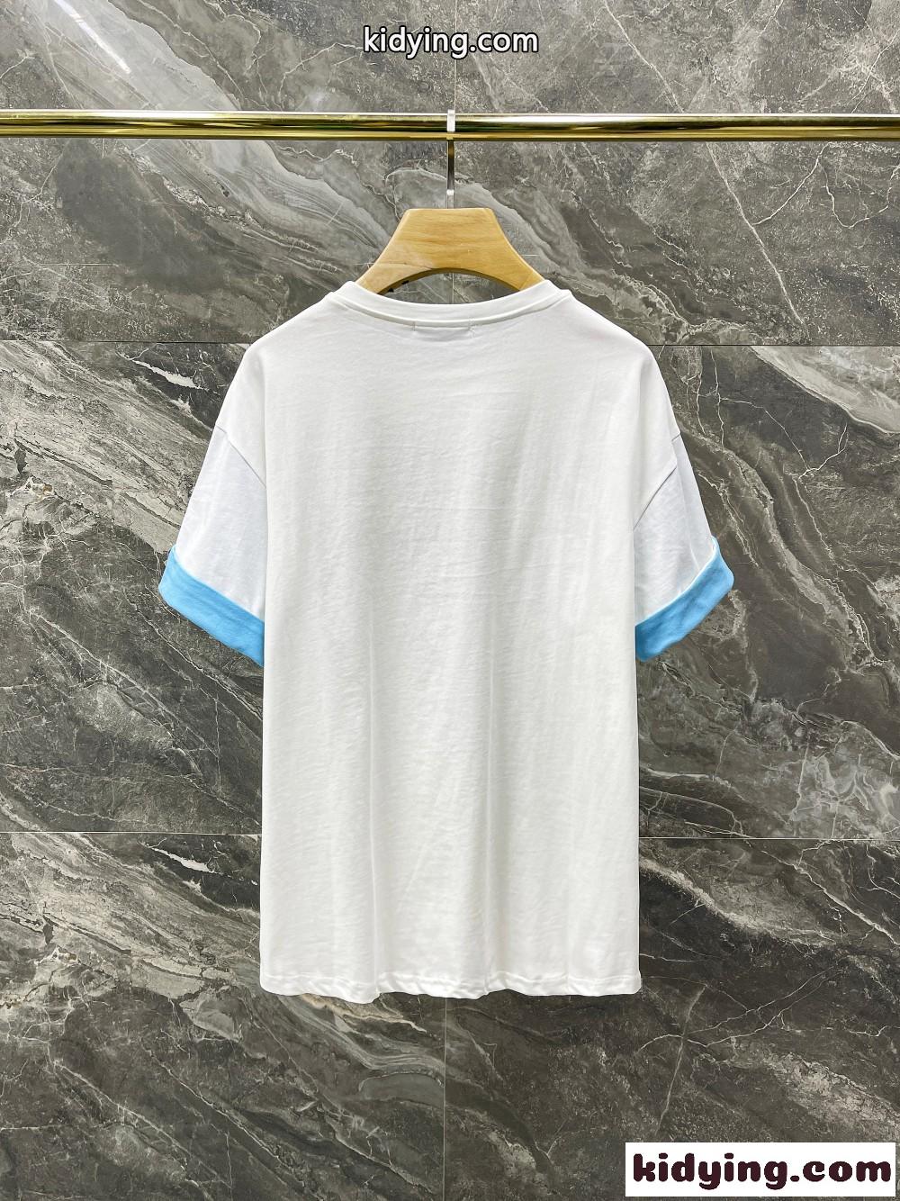 おしゃれ ストリート プリント クルーネック ボッテガヴェネタ tシャツ コピー 半袖 3色あり コットン トップス-2