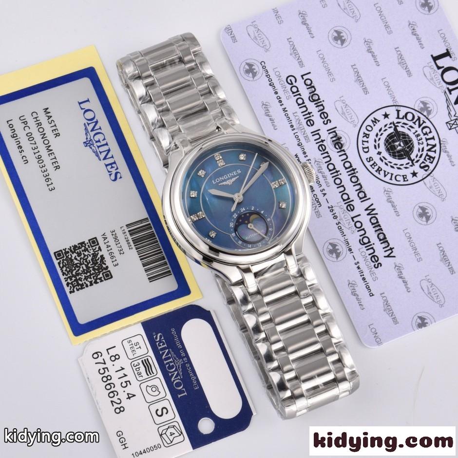 クラシック エレガント レディース腕時計 ロンジン 時計 偽物 ウォッチ 34mm-2