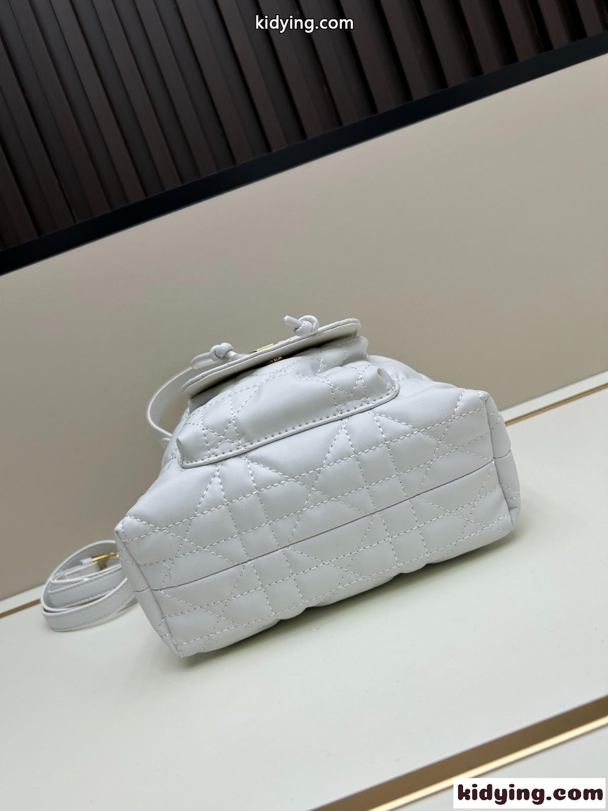 Dior Caro バケットバッグ スモール クリスチャン・ディオール バッグ コピー ホワイト-3