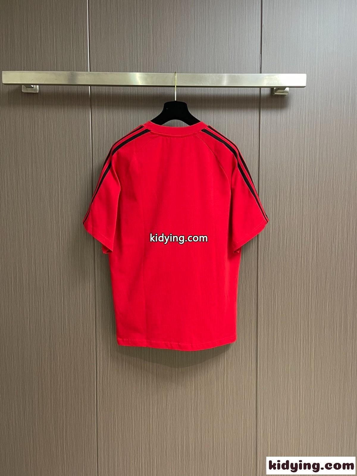 BALENCIAGA x Under Armour 半袖Tシャツ バレンシアガ Tシャツ コピー レッド-0