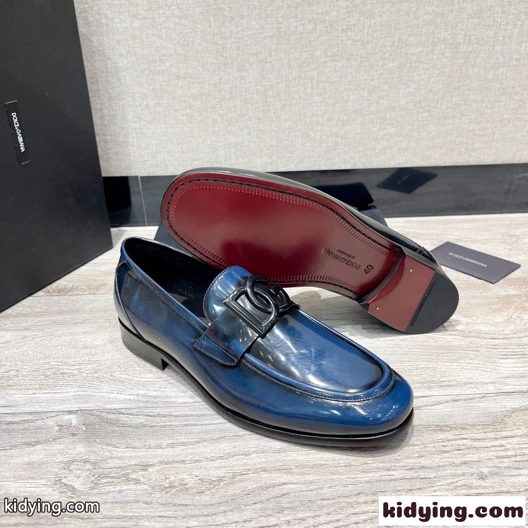 上品 ビジネス ドルチェ&ガッバーナ モカシン コピー レザー メンズシューズ-1