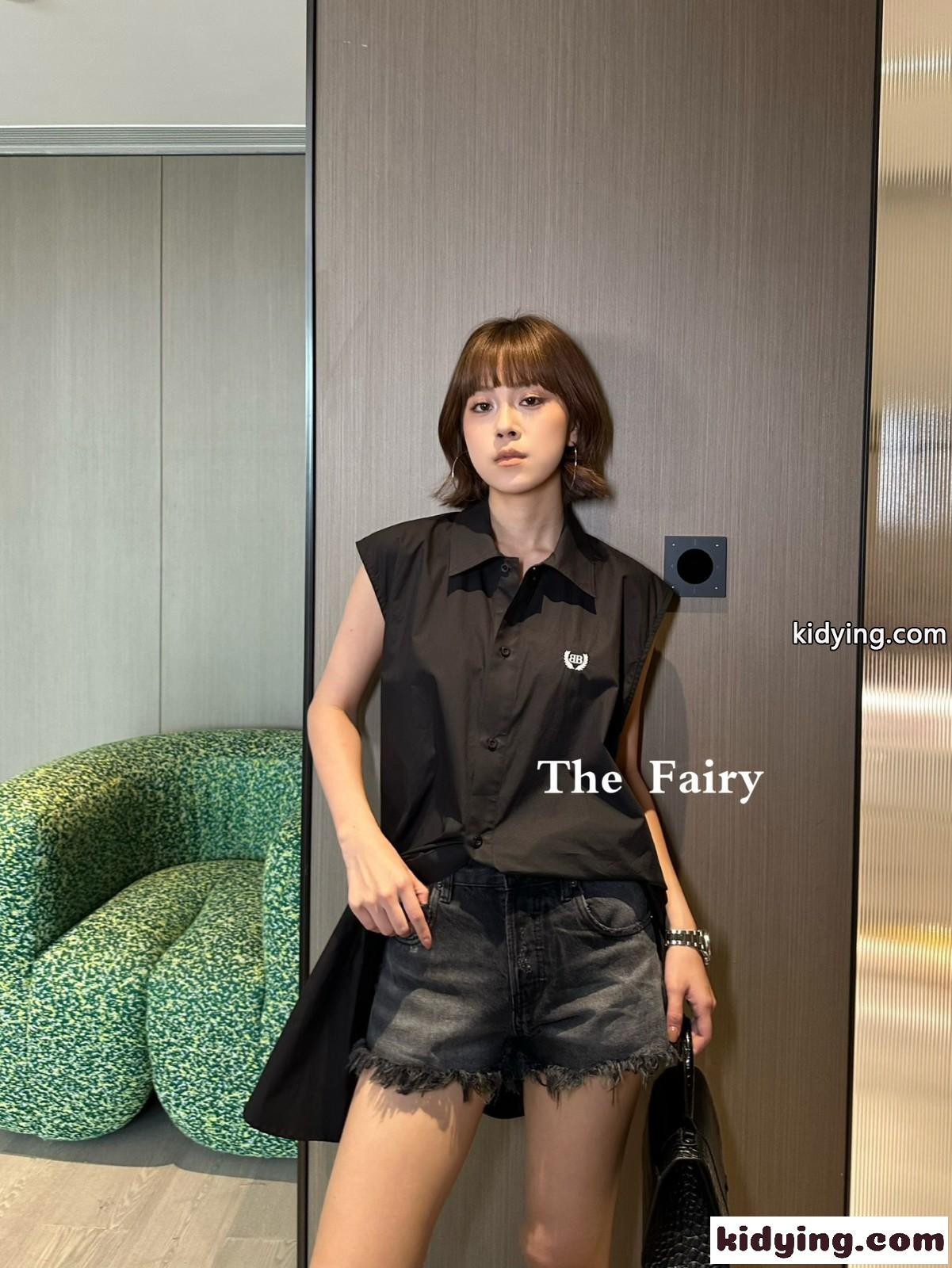 おしゃれ 合わせやすい デニム ショートパンツ バレンシアガ パンツ コピー ブラック-4