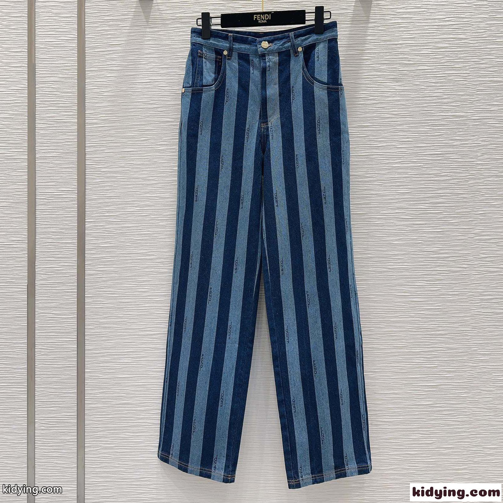 カジュアル おしゃれ デニムパンツ フェンディ パンツ コピー レディース-2
