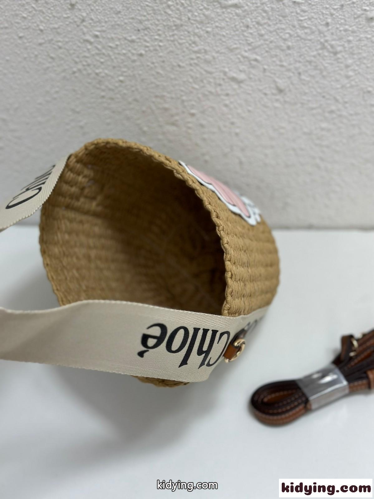 可愛い 人気 Woody スモール バスケットバッグ クロエ バッグ コピー ショルダーバッグ-3