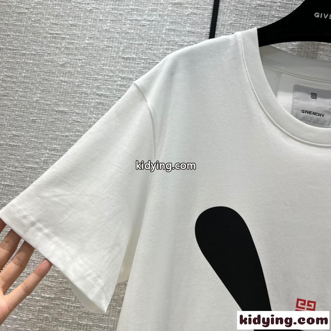Givenchy x Disney カジュアル コットン トップス ジバンシィ Tシャツ コピー 半袖 可愛い プリント-1