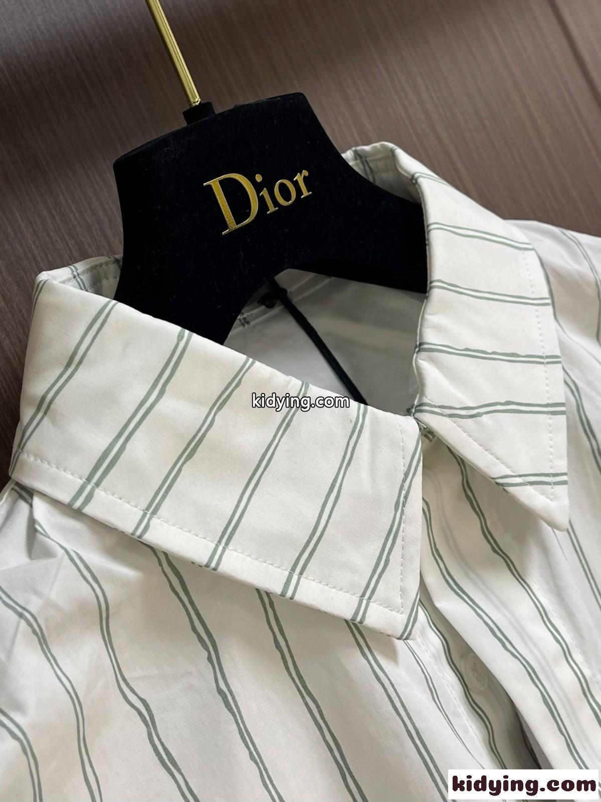 DIOR AND HYLTON NEL オーバーサイズ シャツ クリスチャン・ディオール シャツ コピー-3