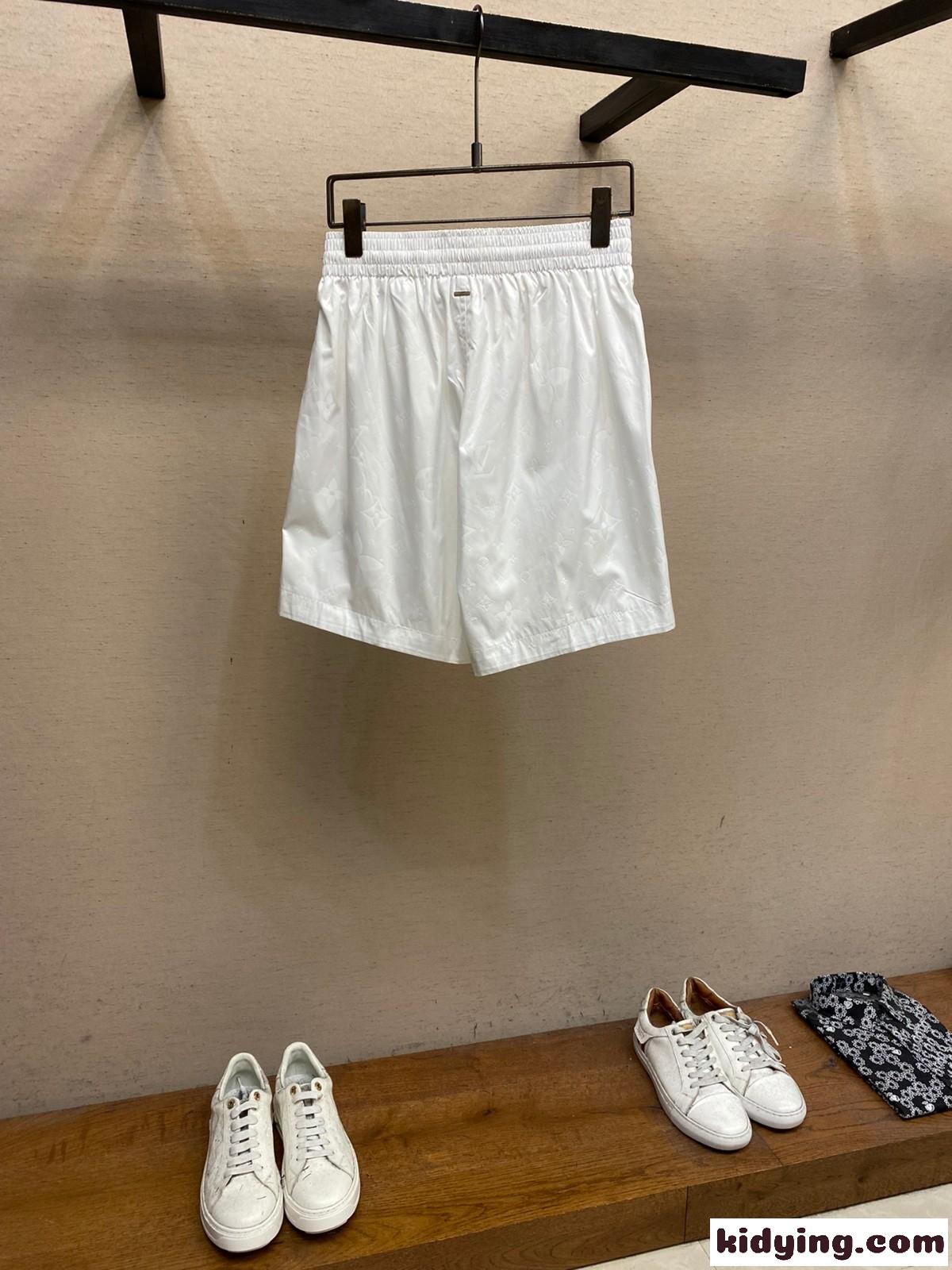 カジュアル ロゴ ショートパンツ ルイ・ヴィトン パンツ コピー ホワイト-2