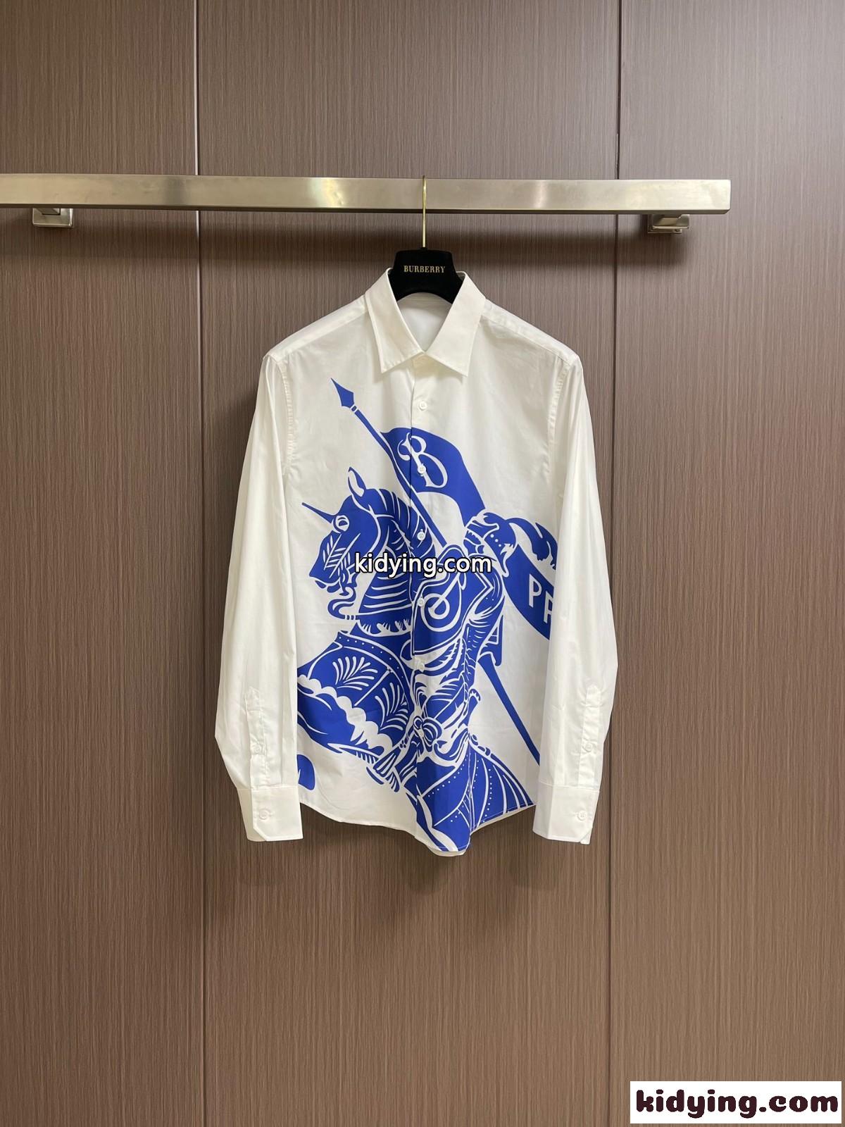 EKD コットン ロングスリーブシャツ バーバリー シャツ コピー メンズ トップス-0