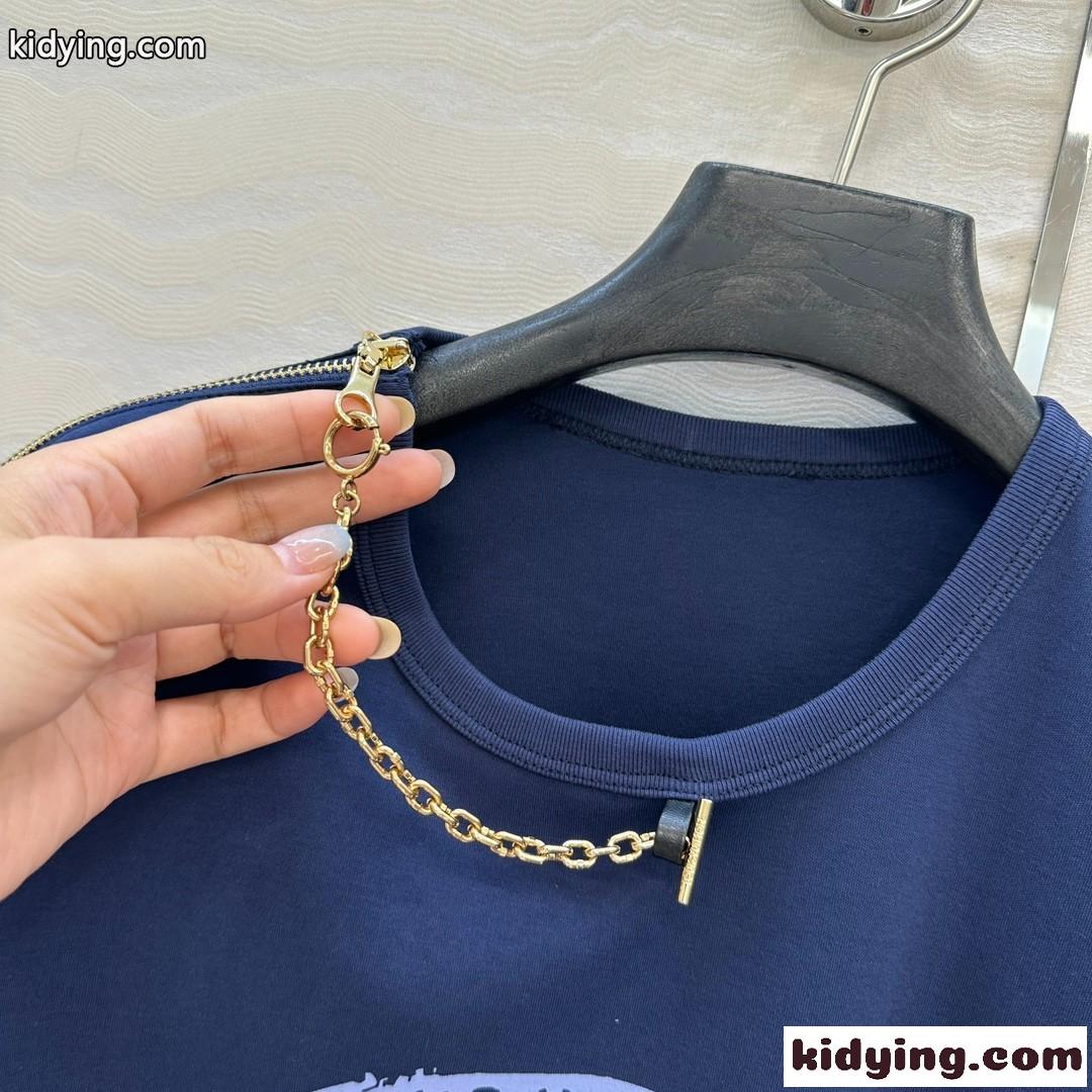 Tシャツ ウィズ LV クレスト ルイ・ヴィトン 半袖Tシャツ スーパーコピー-1