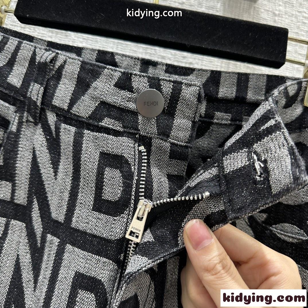 FENDI ROMAカプセル コレクション デニムパンツ フェンディ ジーンズ コピー レディース-0