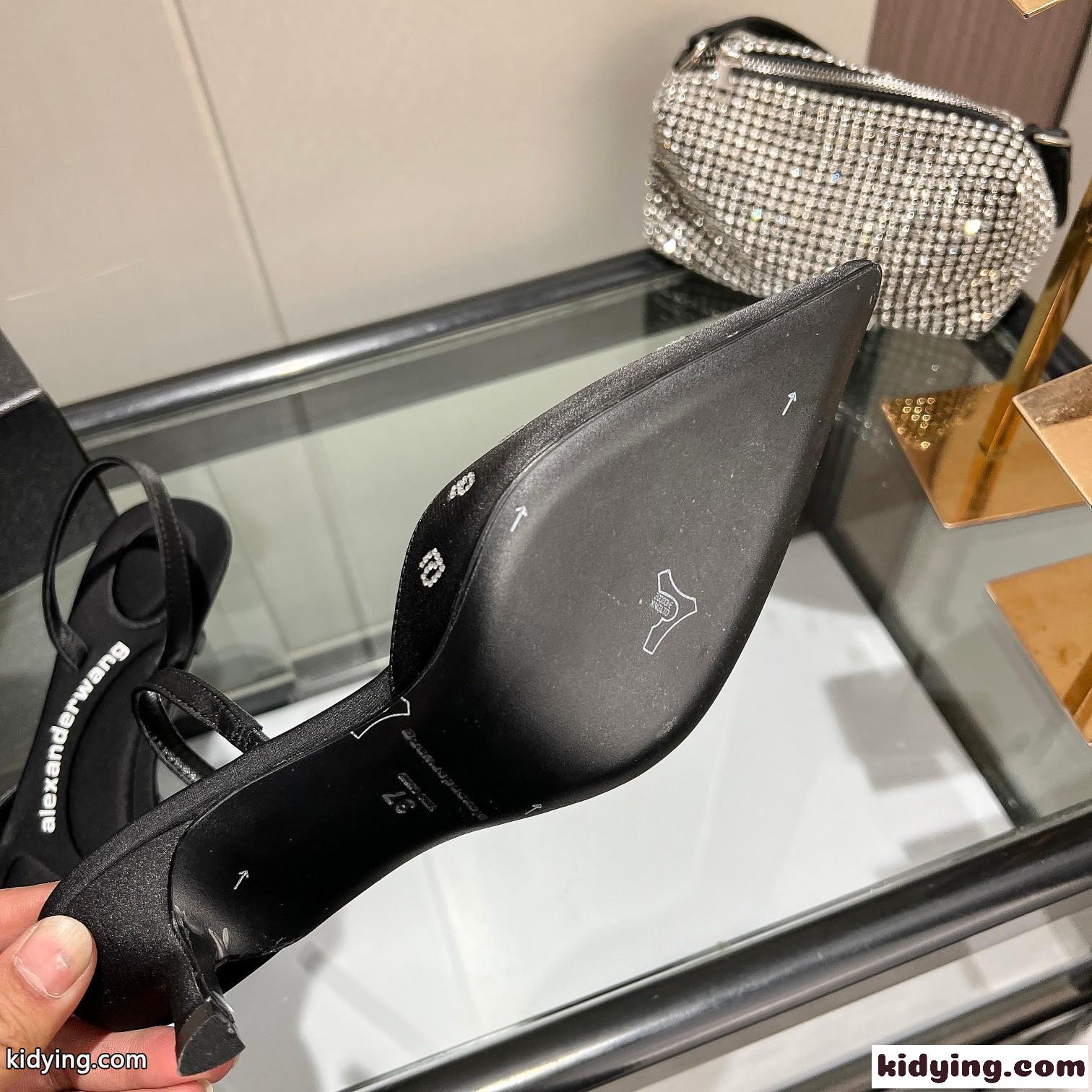 上品 エレミュール パンプス アレキサンダーワング パンプス コピー ブラック-4