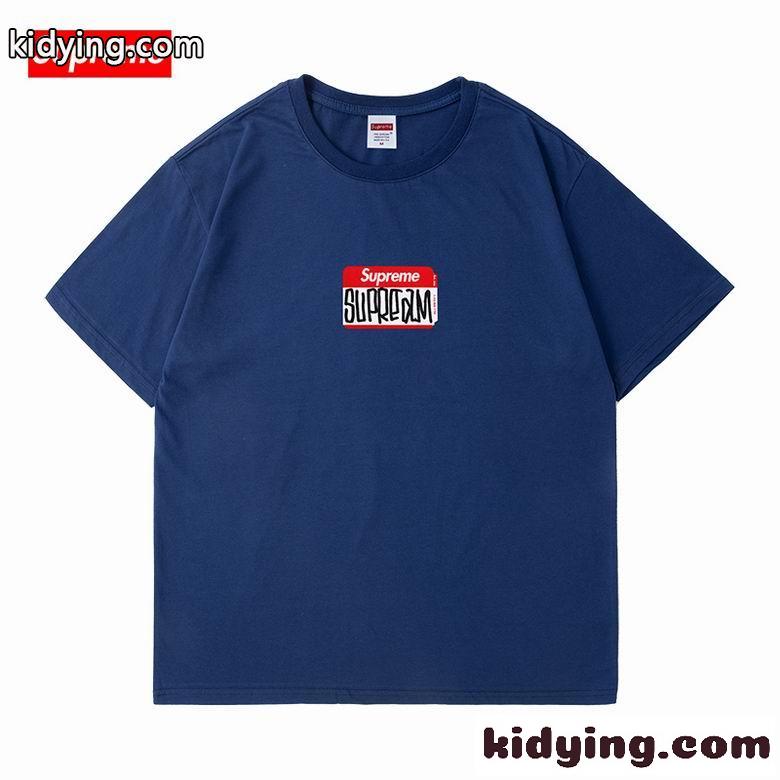 選べる8色 クルーネック ロゴ シンプル おしゃれ 半袖 春夏 トップス シュプリーム tシャツ コピー 人気-5