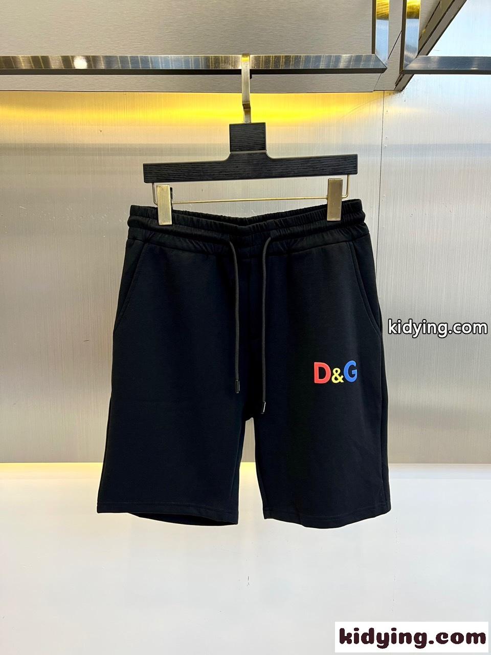 カジュアル ロゴ ショートパンツ ドルチェ&ガッバーナ パンツ 偽物 ブラック-0
