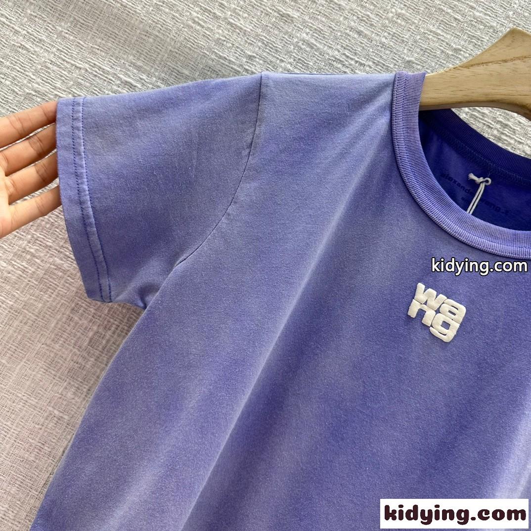 ベーシック ロゴ 半袖Tシャツ アレキサンダーワング Tシャツ コピー レディース トップス-2