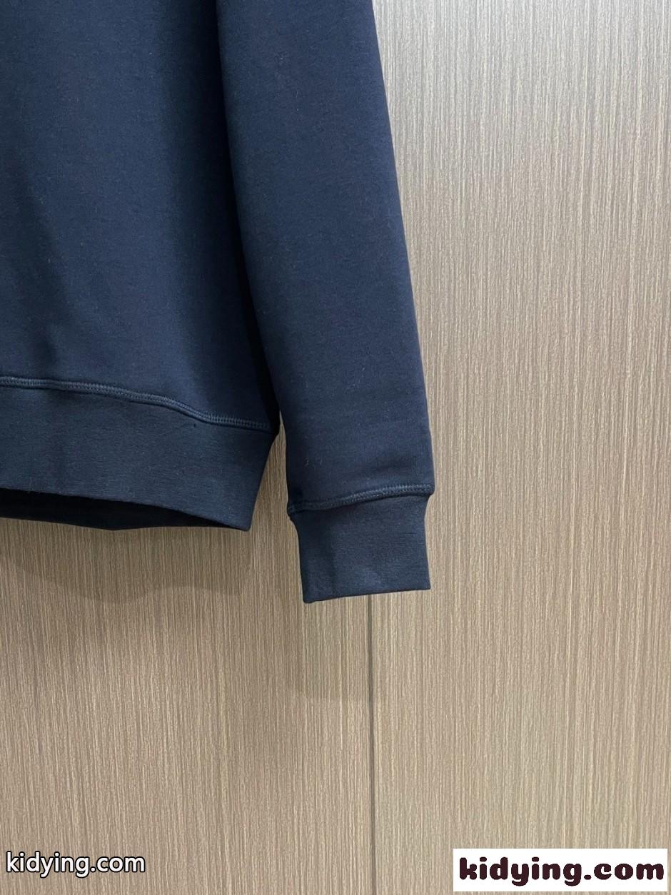 ラルフローレン Tシャツ 偽物 カジュアル コットン 裏起毛 スウェットシャツ ネイビー-4