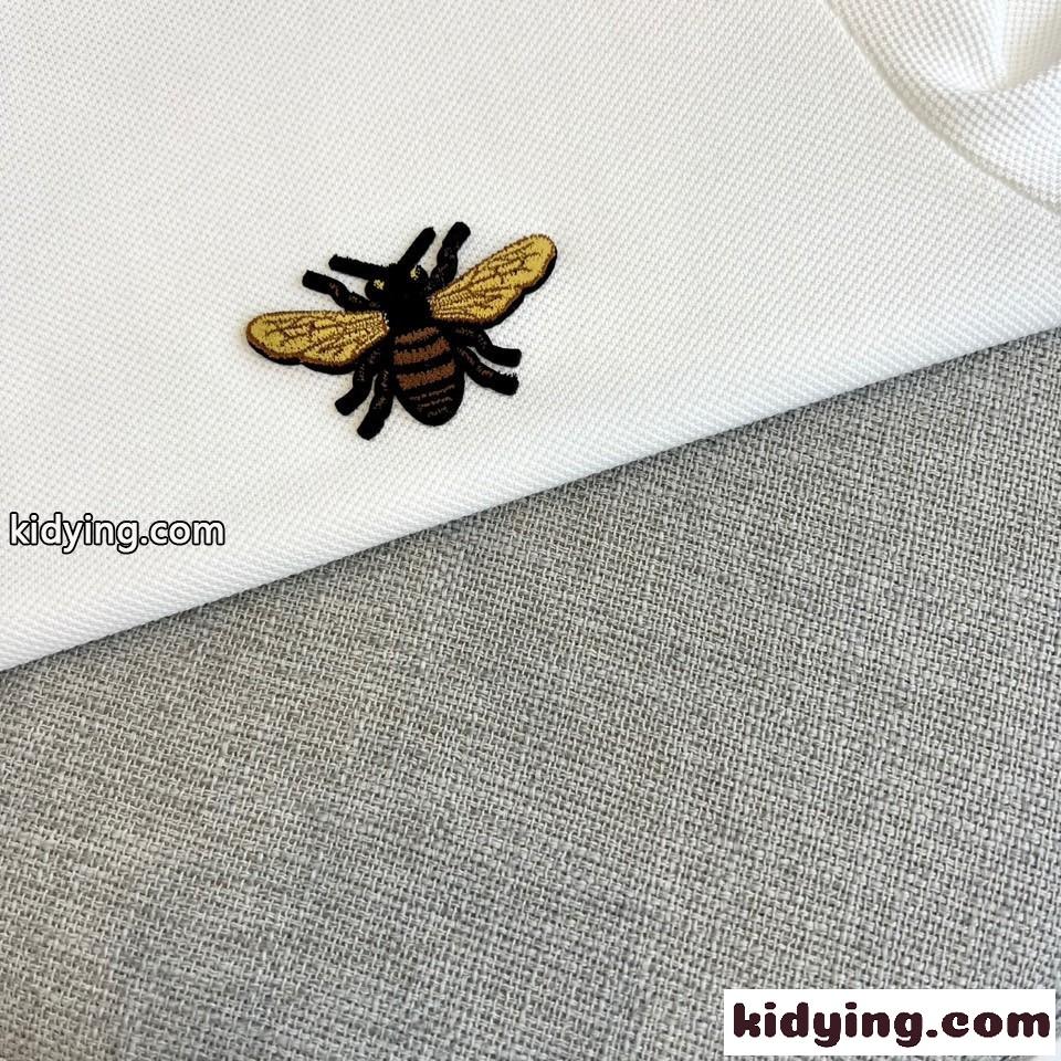 シンプル 刺繍入り ポロシャツ クリスチャン・ディオール Tシャツ 偽物 コットンピケ ホワイト-2