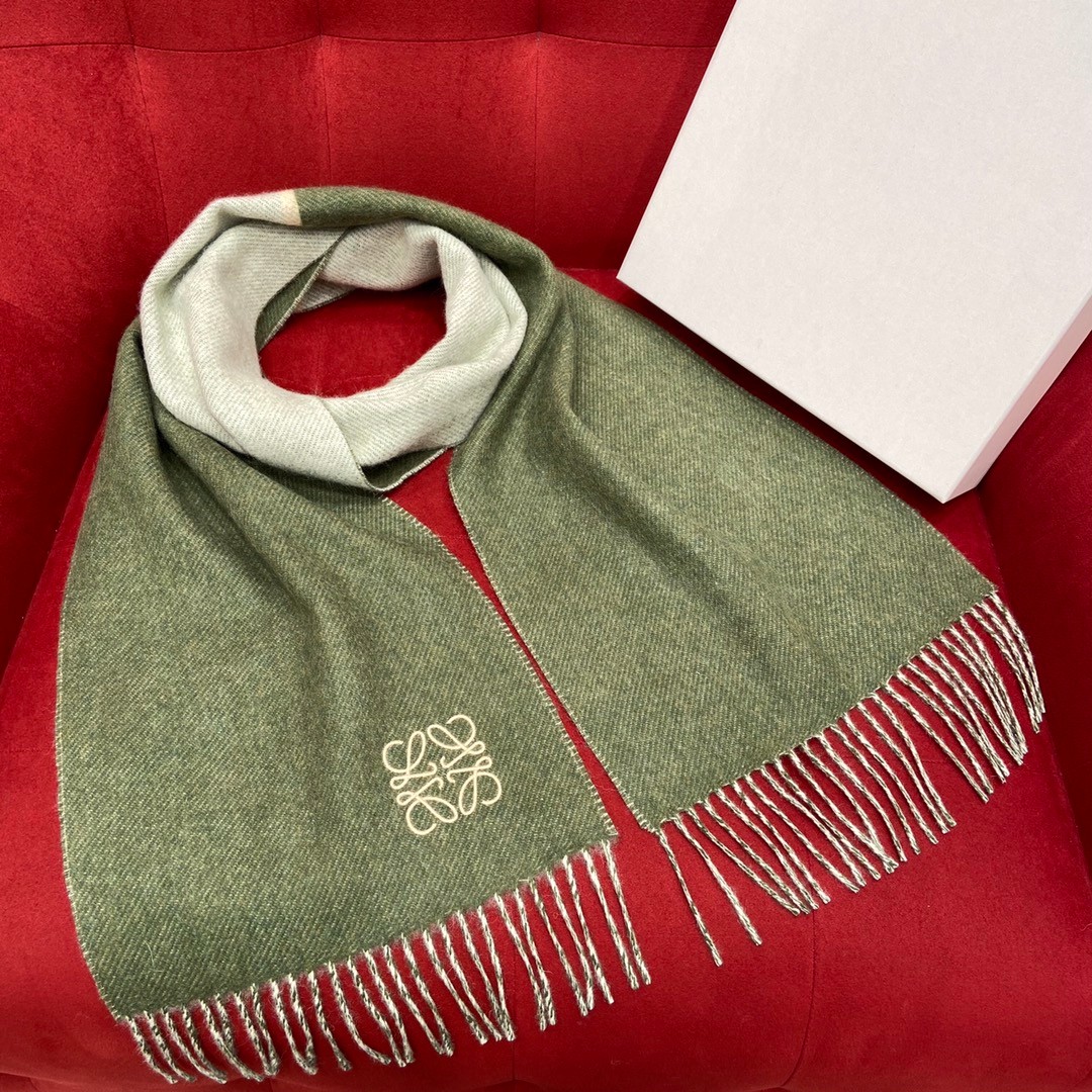 ユニセックス ロエベ スカーフ コピーベーシック 上品 カシミヤ＆ウール マフラー-2