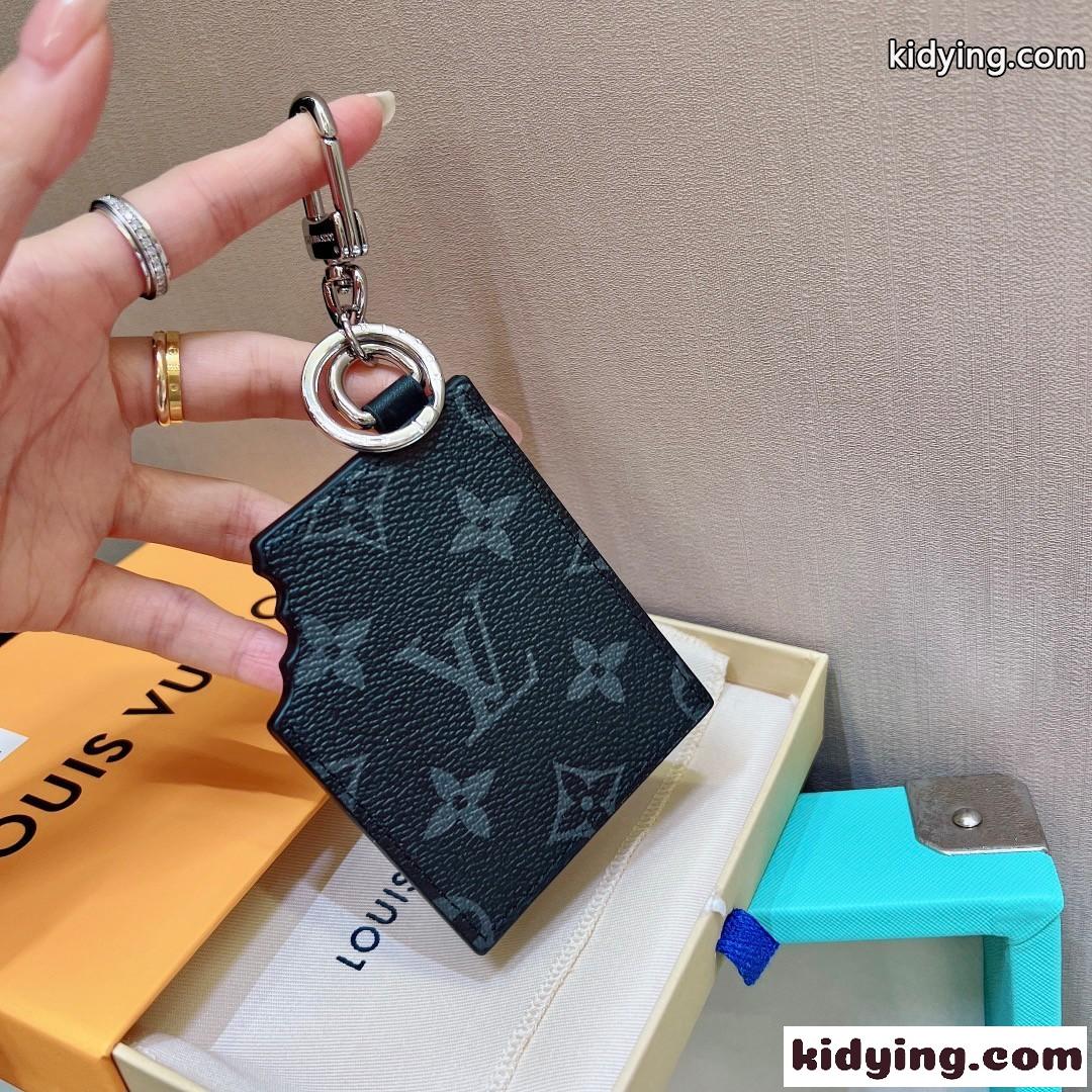 バッグチャーム・LV チョコレートバー ルイヴィトン キーホルダー コピー ブラック-2