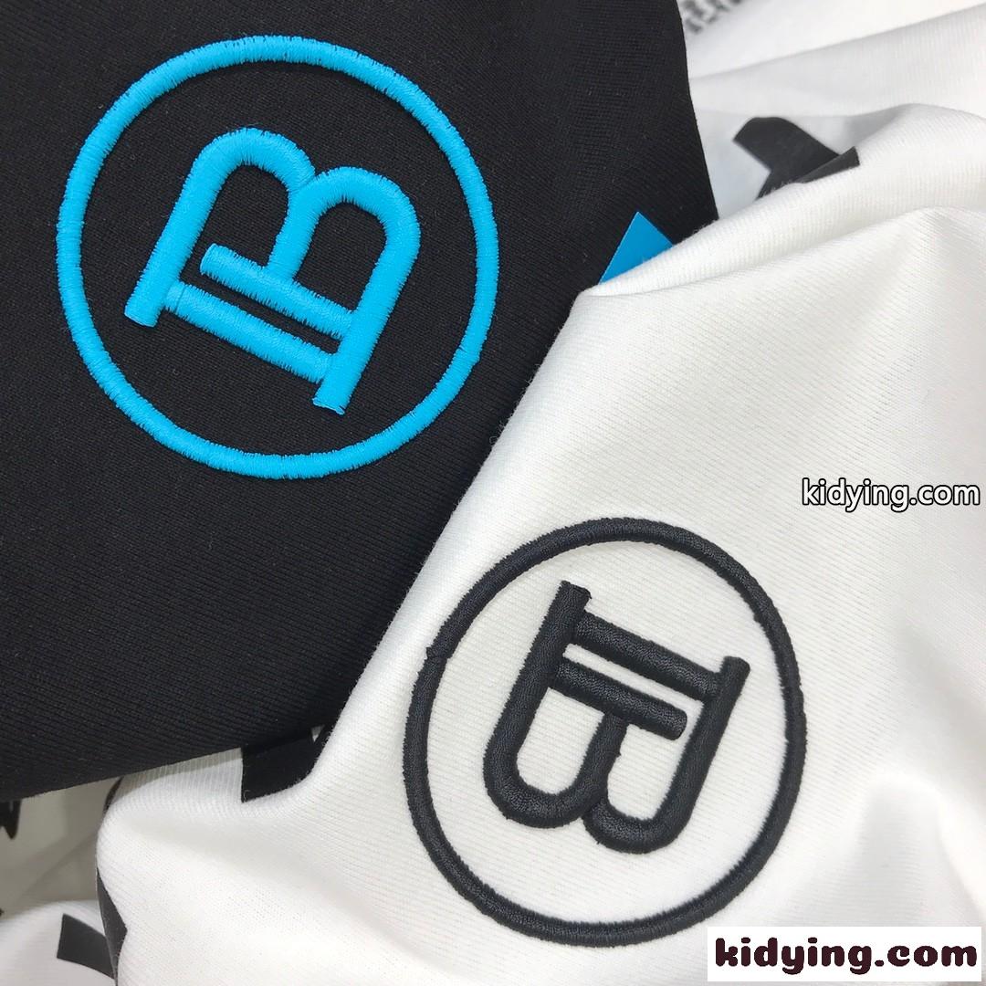 バルマン Tシャツ コピー 半袖 シンプル 合わせやすい クルーネック コットン-4