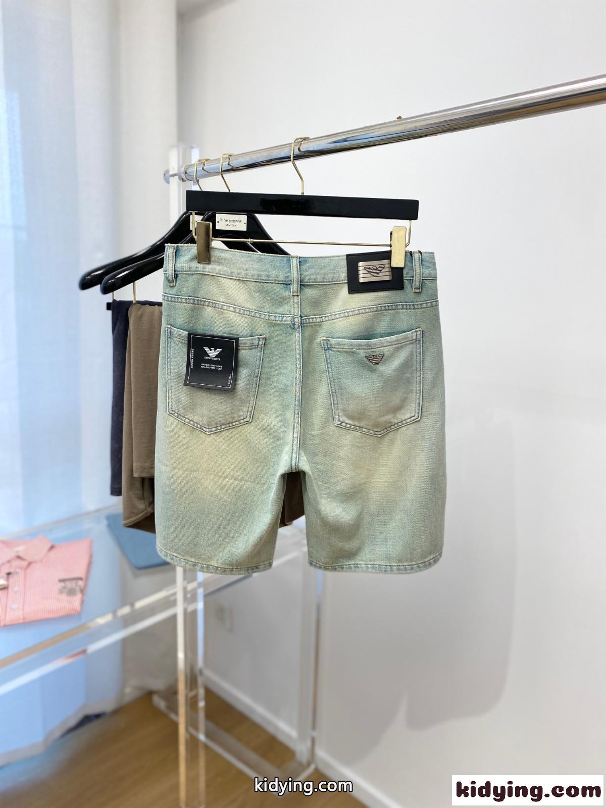 定番 おしゃれ アルマーニ ジーンズ コピー 快適 メンズ デニム ハーフパンツ-3