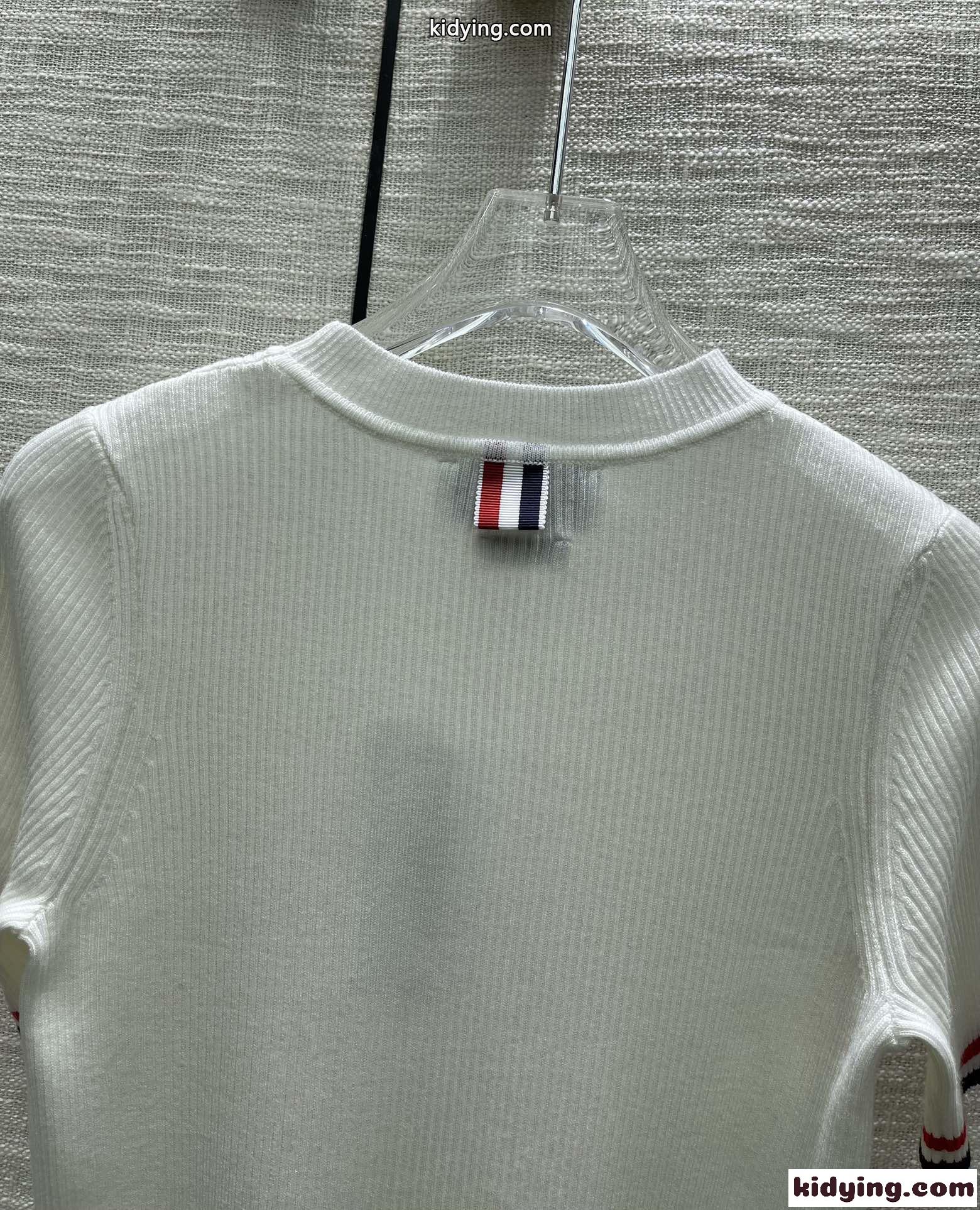 春夏 定番 半袖 ニット トップス トムブラウン ニット コピー レディース ファッション-3