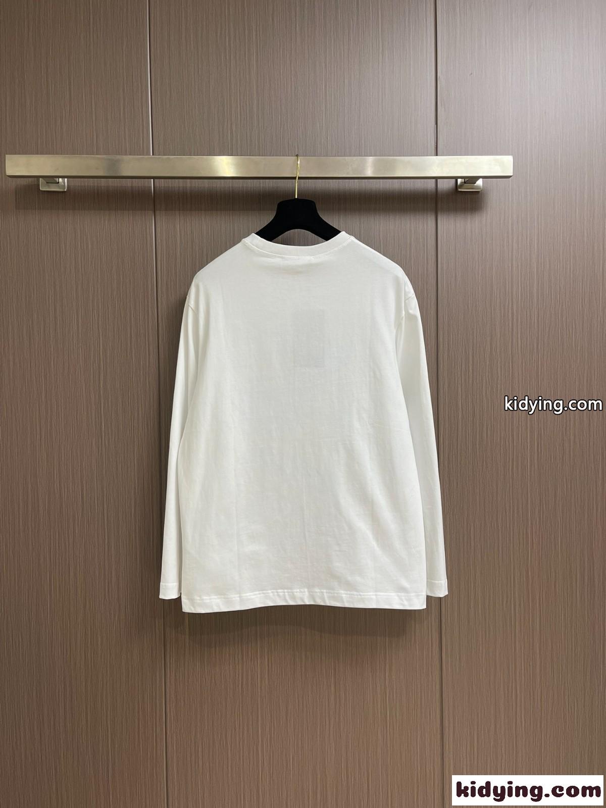 人気 合わせやすい カジュアル プリント グッチ Tシャツ コピー 長袖Tシャツ-1