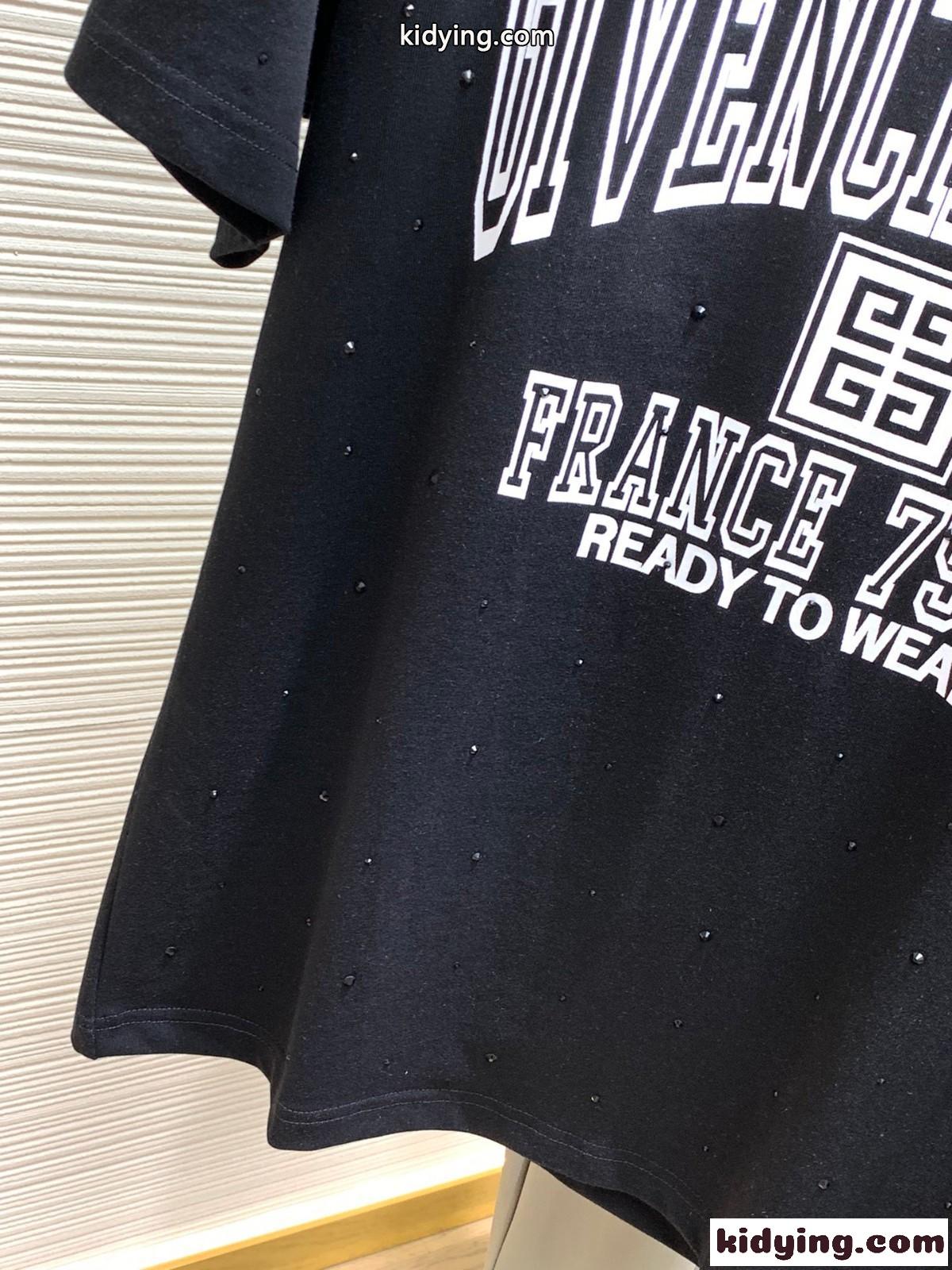 ジバンシィ Tシャツ コピー 男女兼用 おしゃれ カジュアル ロゴ クルーネック-4