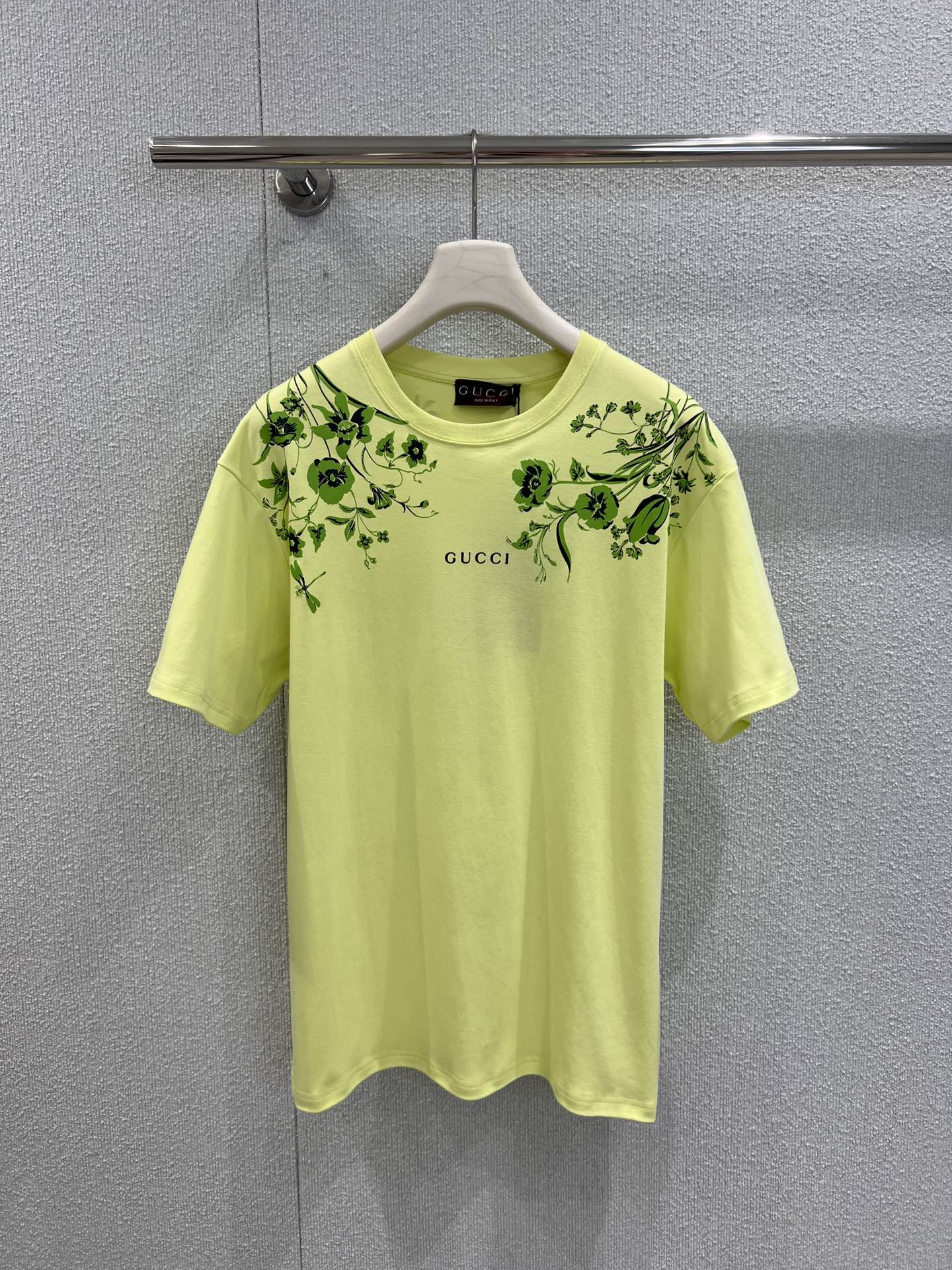 プリント ソフトコットンジャージー Tシャツ グッチ スーパーコピー グリーン-1