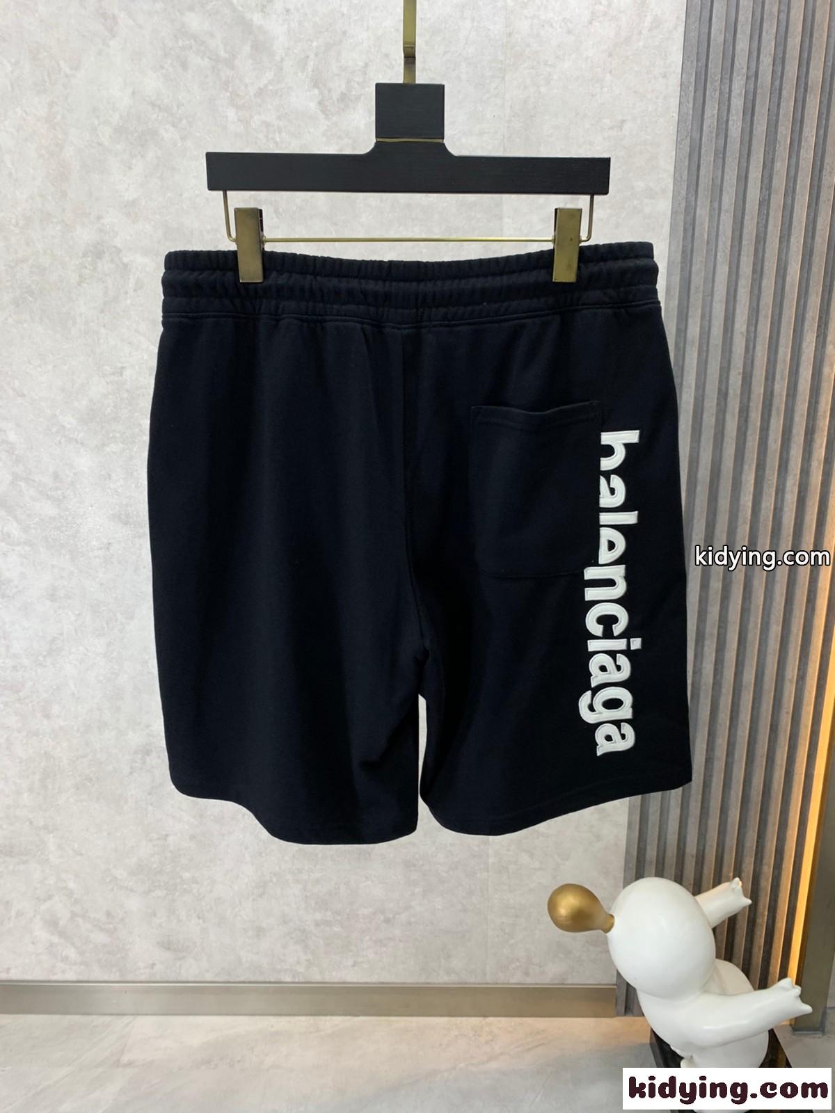 定番 カジュアル ロゴ 刺繍 バレンシアガ パンツ コピー メンズ ショートパンツ-0
