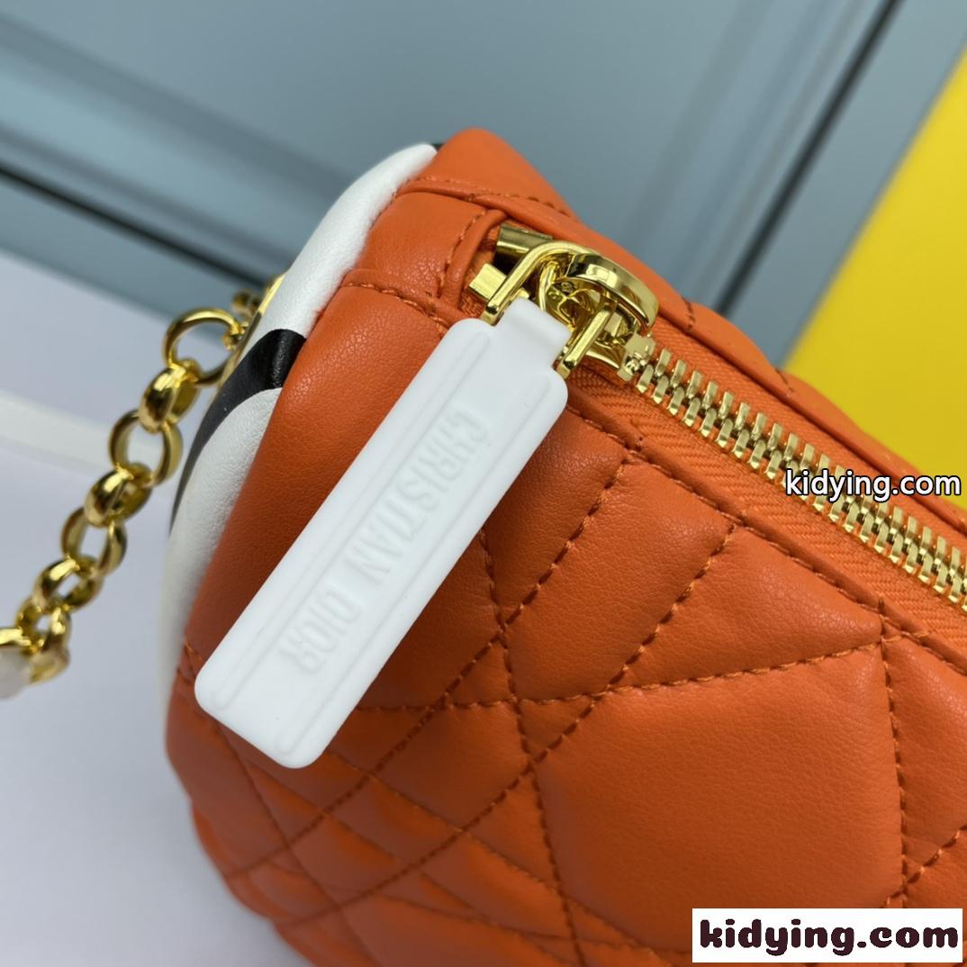 DIOR VIBE ミディアム ホーボーバッグ クリスチャン・ディオール スーパーコピー オレンジ-3