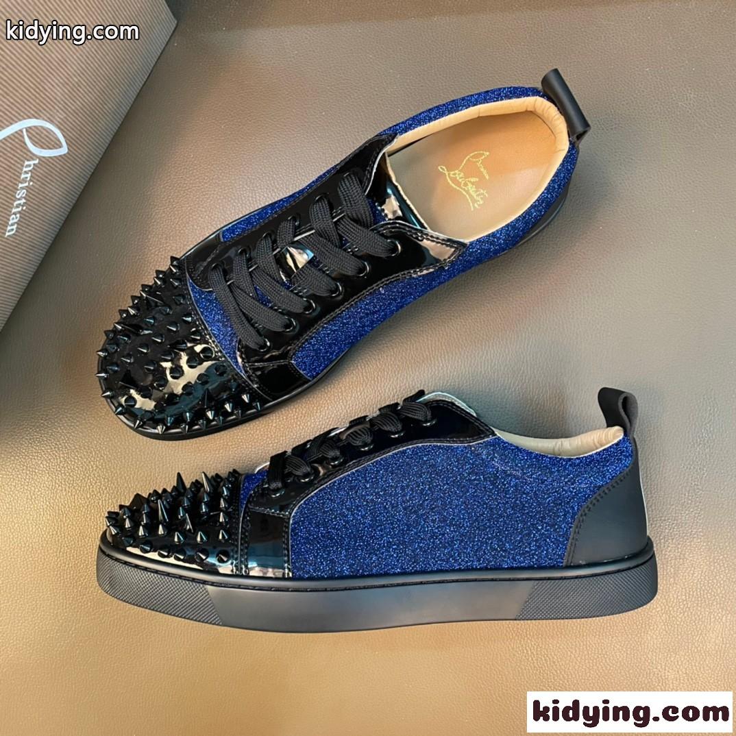 キラキラ カジュアル 注目される クリスチャン・ルブタン スニーカー コピー メンズシューズ-1