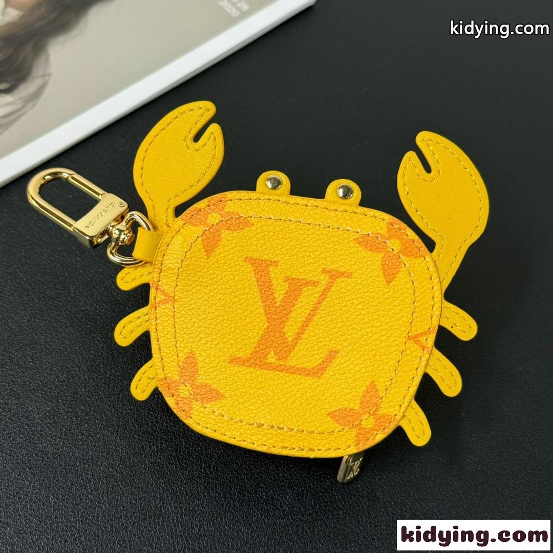 バッグチャーム・LV クラブ ルイヴィトン キーホルダー コピー イエロー-1
