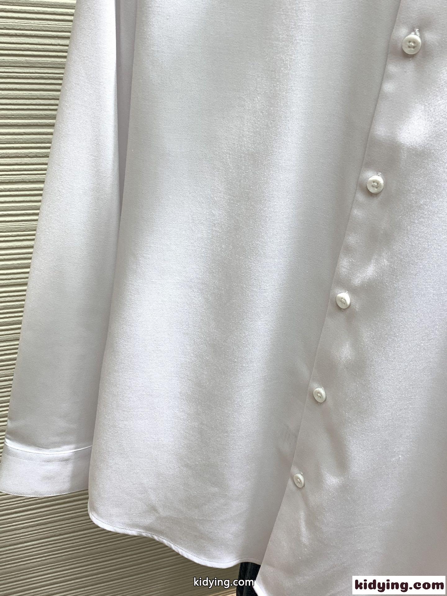 洗練された 上品 カジュアル 長袖 メンズ トップス エルメネジルド・ゼニア シャツ コピー ホワイト-2
