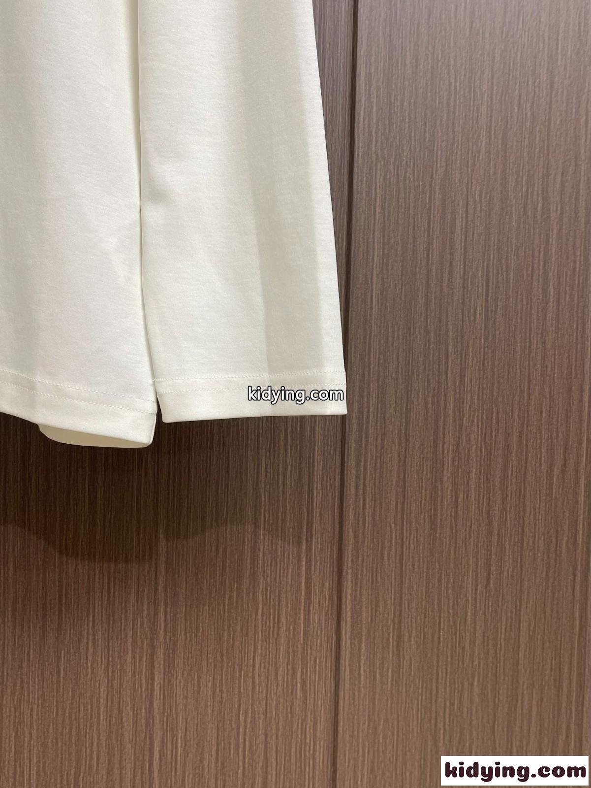 ドルチェ&ガッバーナ Tシャツ コピー ベーシック ロゴ コットン 長袖Tシャツ-3