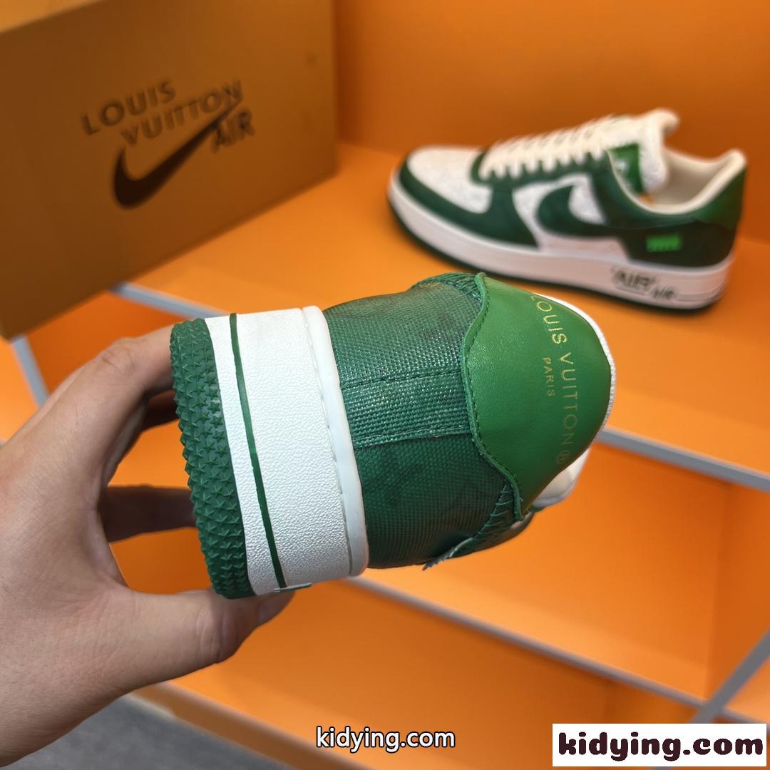 目立つ 配色 メンズ LV x OFF-WHITE x Nike オフホワイト スニーカー コピー 人気 カジュアル レースアップ-3