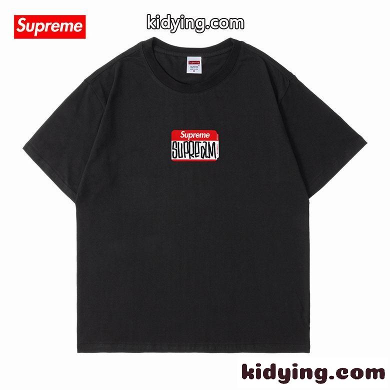 選べる8色 クルーネック ロゴ シンプル おしゃれ 半袖 春夏 トップス シュプリーム tシャツ コピー 人気-3