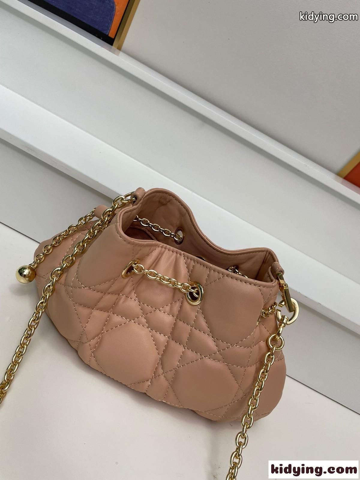 DIOR AMMI スモール バッグ クリスチャン・ディオール バッグ コピー ショルダーバッグ ピンク-2