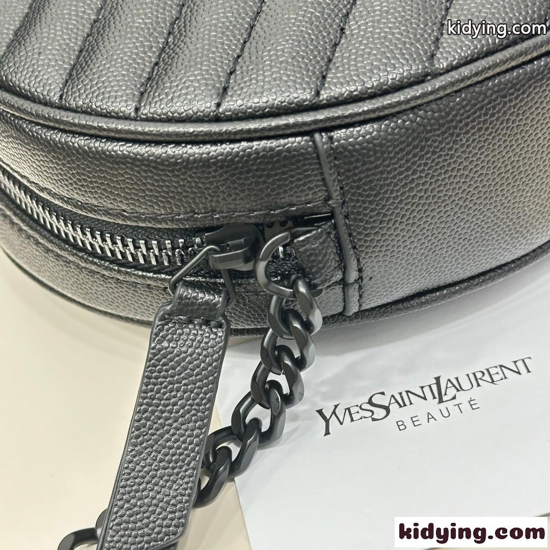 可愛い イヴ・サンローラン バッグ コピー YSL ヴィニル ラウンド ショルダーバッグ-2