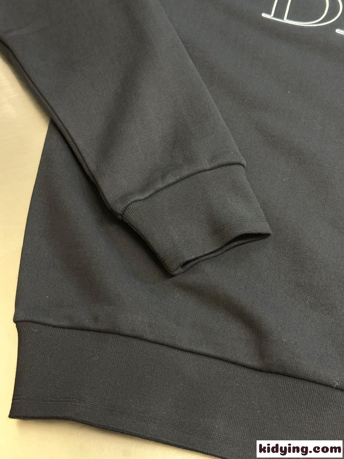DIOR AND STONE ISLAND スウェットシャツ クリスチャン・ディオール Tシャツ コピー ブラック-5