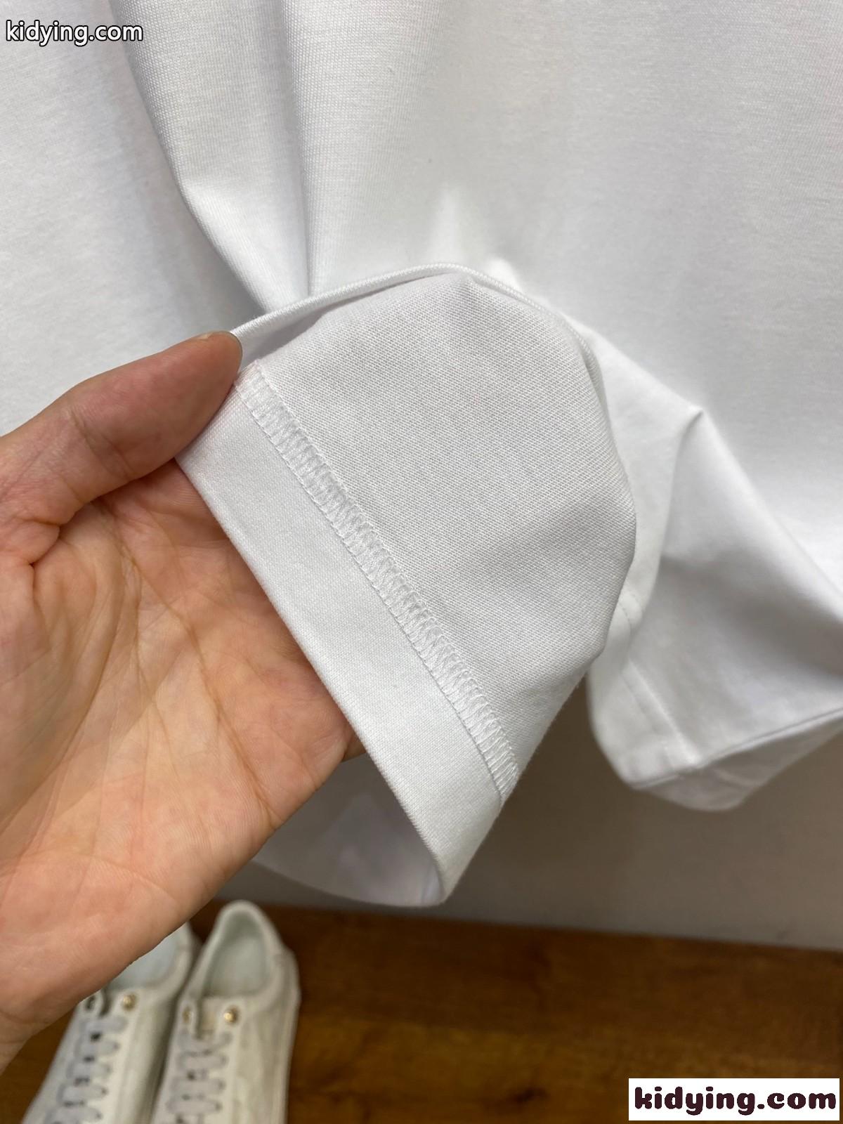 お洒落 バックロゴ ジバンシィ Tシャツ コピー 半袖Tシャツ コットン ホワイト-3