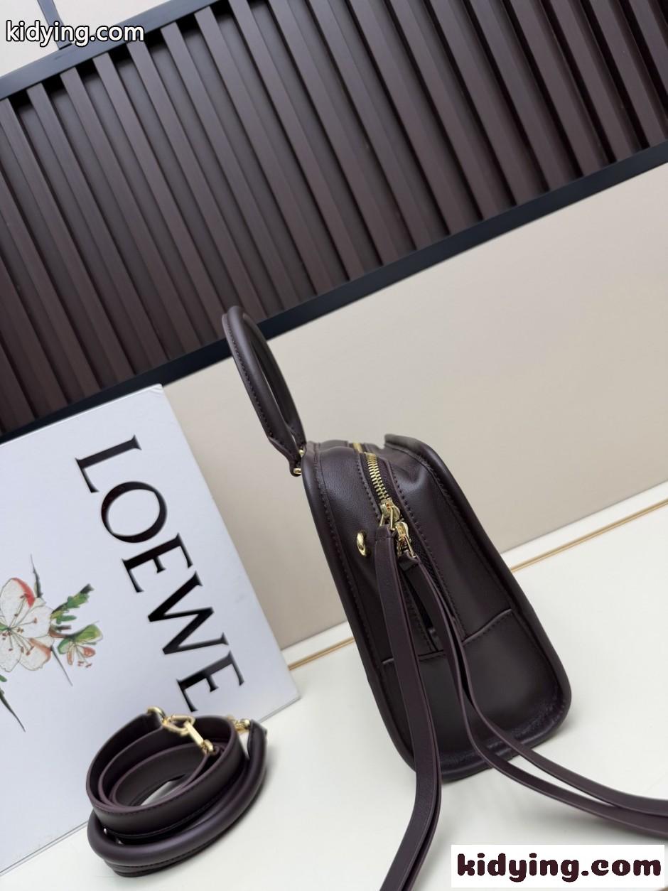 ロエベ スーパーコピー 人気 LOEWE アマソナ180バッグ スモール ダークブラウン-0