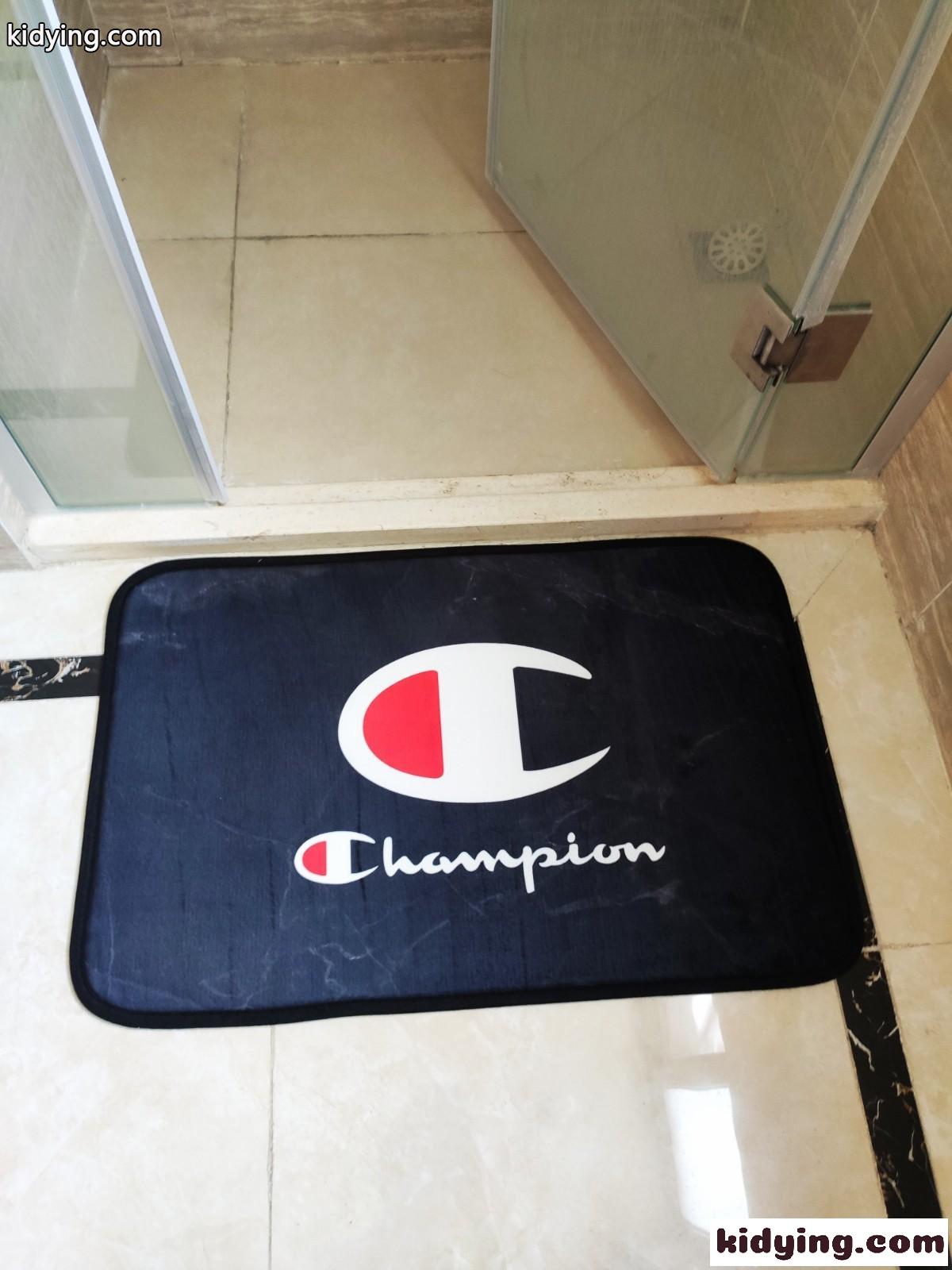 バスマット キッチン 玄関マット 滑り止め おしゃれ 洗える チャンピオン トイレマット コピー 2点セット-4