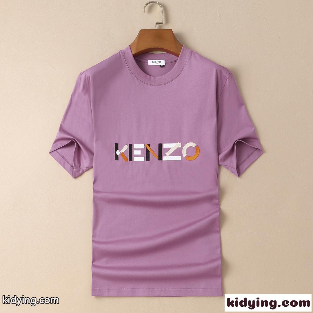 ケンゾー  tシャツ メンズ コピー 半袖 刺繍 柔らかい コットン カジュアル 合わせやすい おしゃれ 快適 3色-1