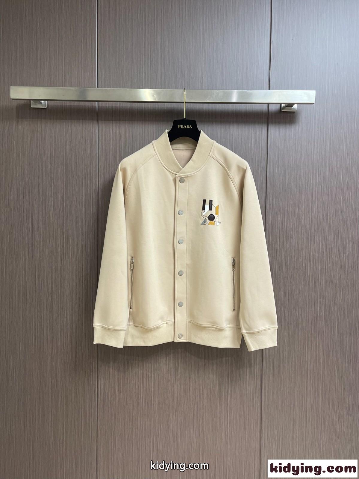 テディブルゾン レザーパッチ ジュ・ダドレス エルメス ジャケット コピー ベージュ-0