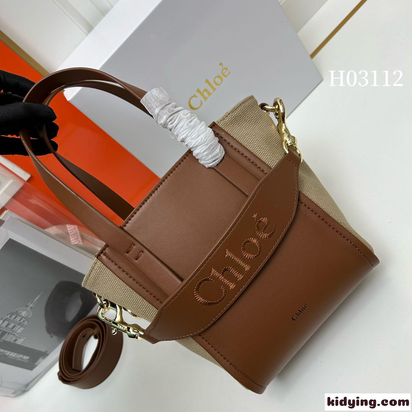 CHLOE SENSE トートバッグ クロエ バッグ コピー ショルダーバッグ ブラウン-0