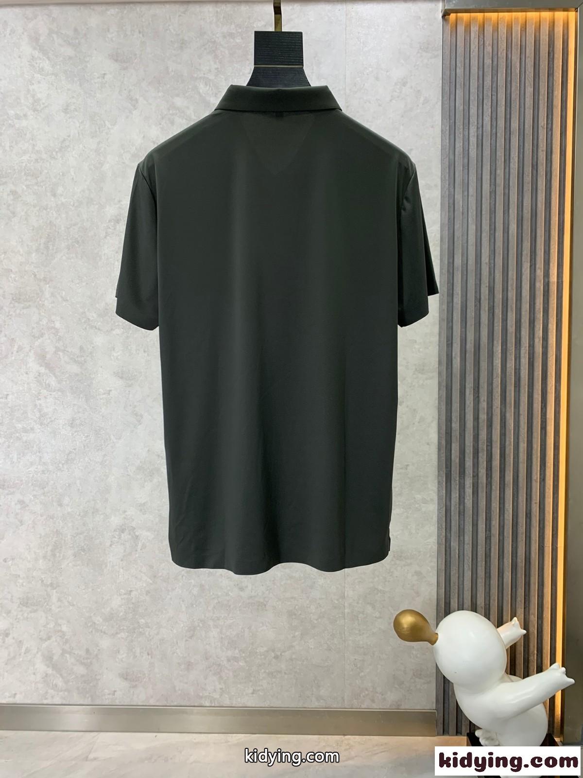 カジュアル ロゴ アルマーニ Tシャツ コピー 洗練された メンズ 半袖 ポロシャツ-0